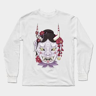 Hannya Mask Long Sleeve T-Shirt